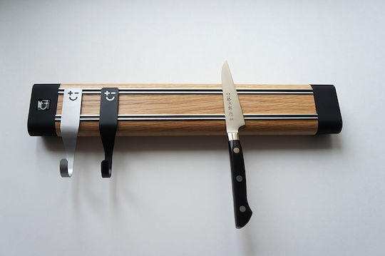 Bisbell Magnetic Cuțite Stand De perete Lemn