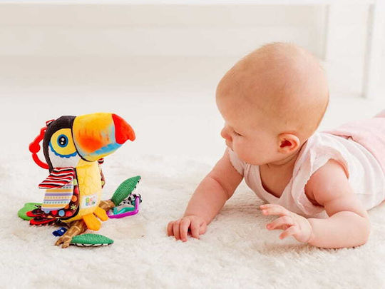 Moni Pendant Toy for Car with Music and Teether Bazoo for 0++ Months