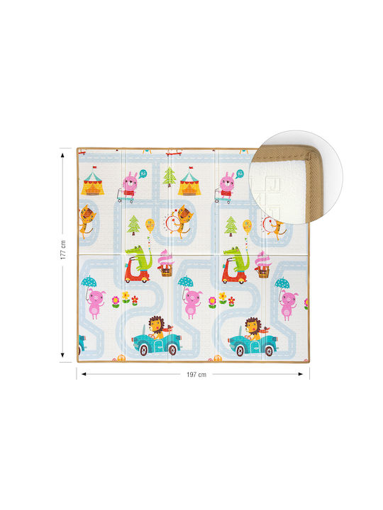 Milly Mally Street Kinder Teppich Beige 177x197cm