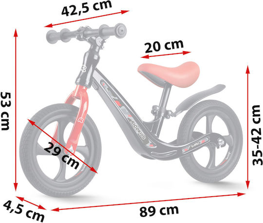 Ricokids Bicicletă de Echilibru pentru Copii Bej