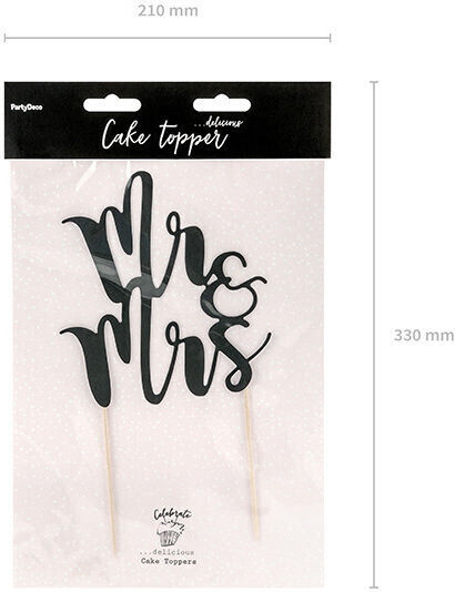 Mr&mrs Cake Topper 25,5cm