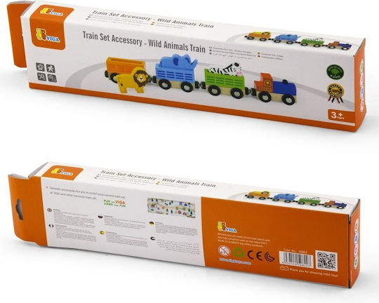 Big Jigs Set with Train made of Wood for 3+ years+ Years