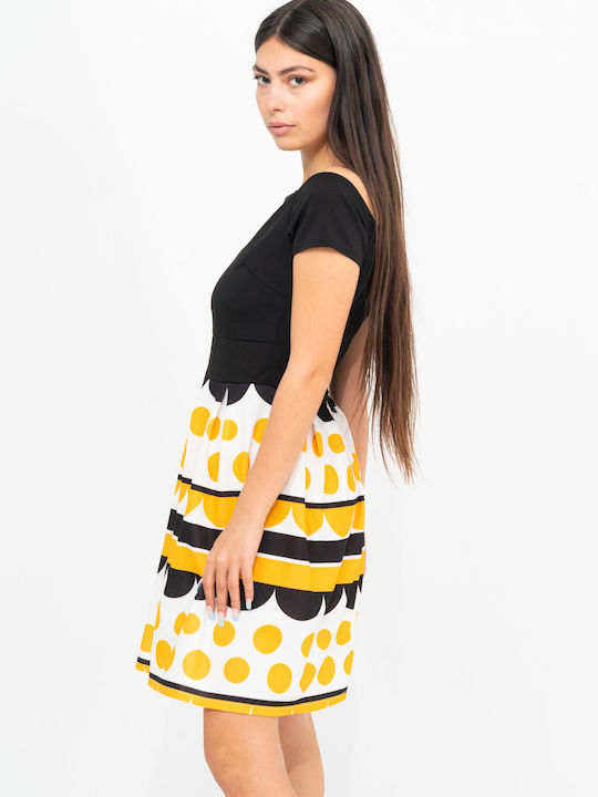 Mini Dress Yellow G-Foremata-053-E11(111)