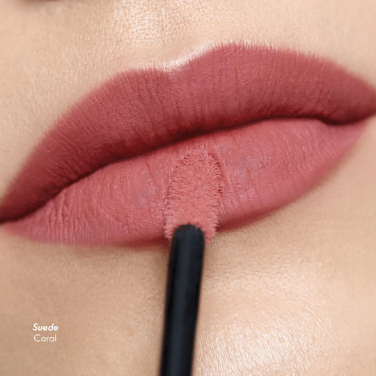 Oriflame Lang anhaltend Flüssig Lippenstift Matt Suede Coral 3.5ml