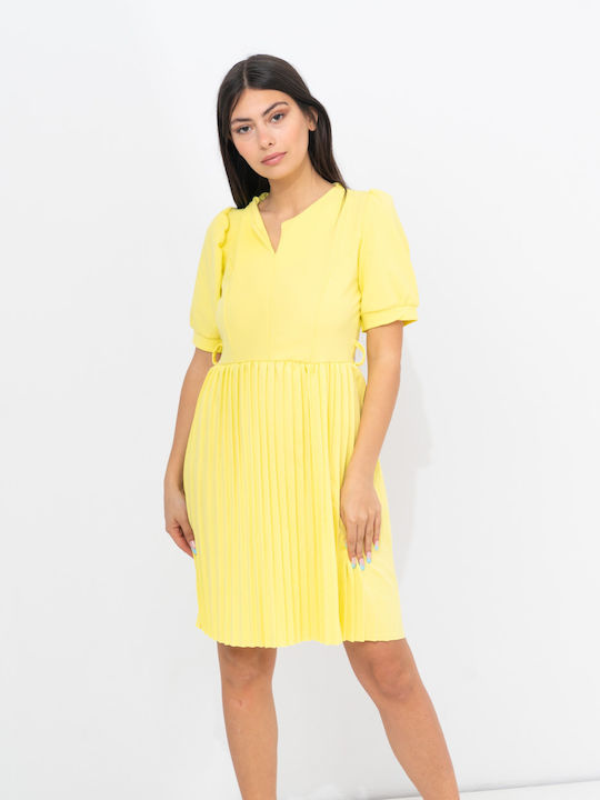 Mini Dress Yellow