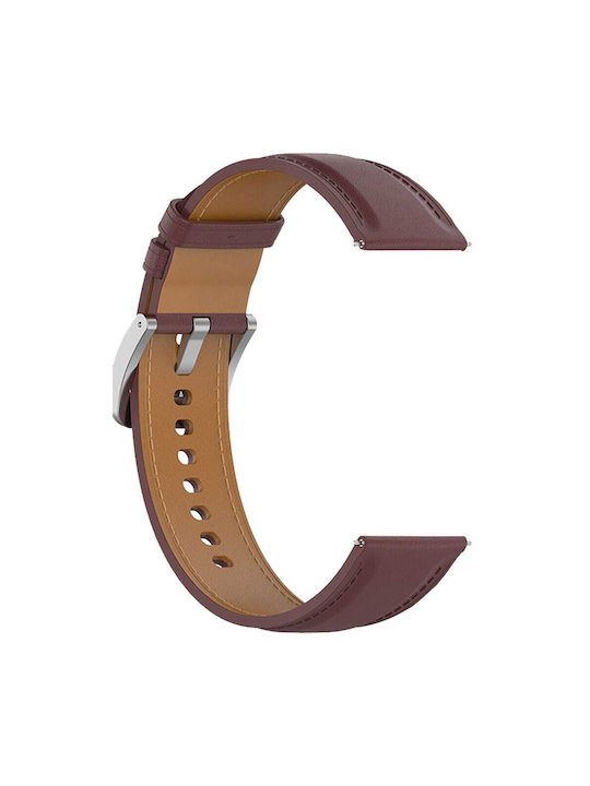 Curea Bizon Strap Ceas Casual 20 Mm Galaxy Watch FE 7 6 6 Classic 5 5 Pro 4 4 Classic Maro Închis