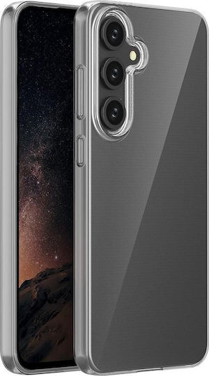 eSTUFF Umschlag Rückseite Silikon Transparent (Galaxy S24 FE)