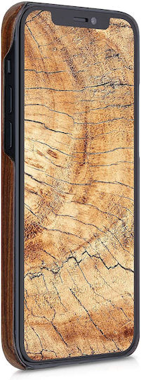 Kalibri Back Cover Wooden Brown (iPhone 12)
