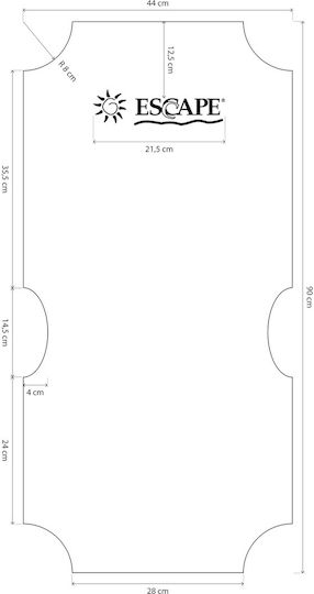 Material Textil De Schimb Escape High Back Escape Plus Albastru 15922