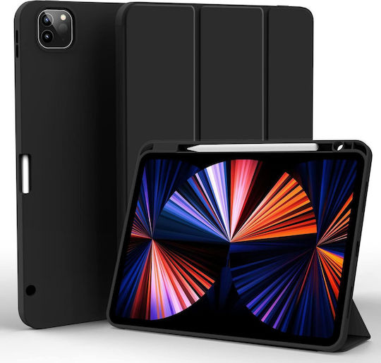 eSTUFF Flip Cover Δερμάτινη Μαύρη (iPad Pro 11 2024)