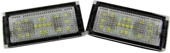 Lumini pentru plăcuțele de înmatriculare LED 6000k Alb Rece 12v Canbus BMW Seria 7 E65/e66 2001-2008