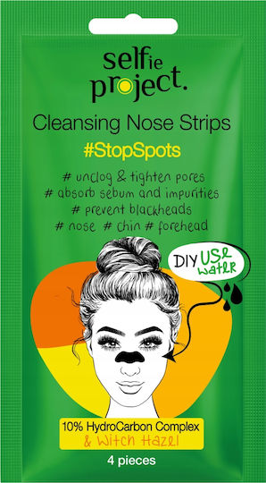 Selfie Project #NoBlackheads Nose strips 4τμχ