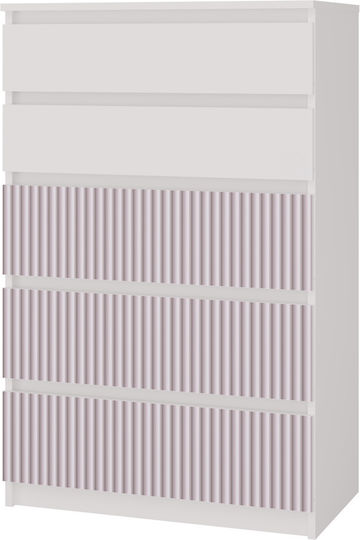 Cabinet pardoseală Lemn Alb 70x40x110cm