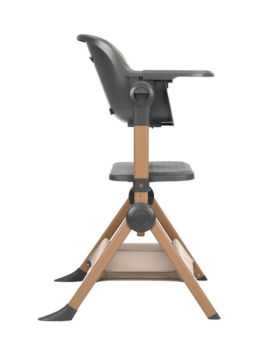 Kikka Boo 2in1 Bedside Baby Cradle + Highchair Sleat Me Beige 31003020110