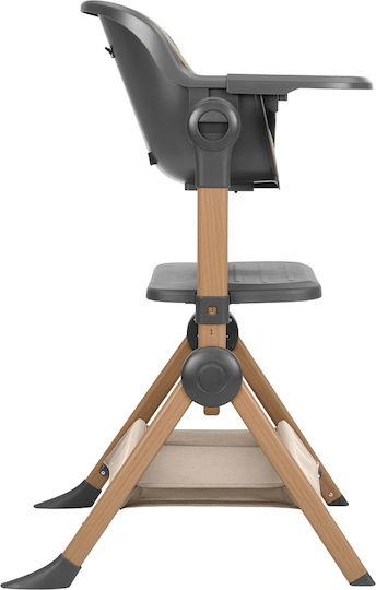 Kikka Boo 2in1 Bedside Crib + Highchair Sleat Me Beige 31003020110