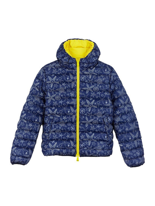 Μπουφάν Puffer Αδιάβροχο Διπλής Όψης