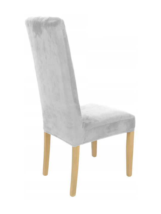 Ubieramy Meble Elastische Abdeckung für Stuhl Light Gray 1Stück