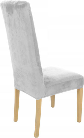 Ubieramy Meble Elastische Abdeckung für Stuhl Light Gray 1Stück