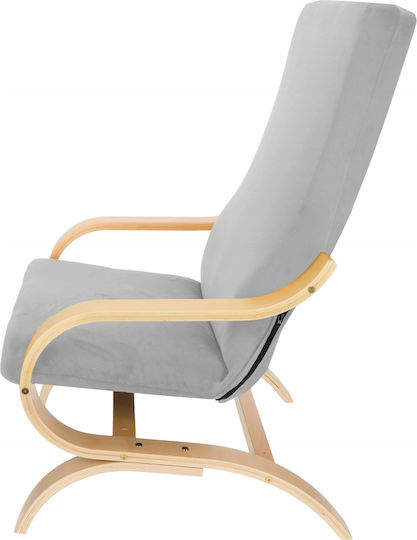Ubieramy Meble Elastische Abdeckung für Stuhl Light Grey 1Stück