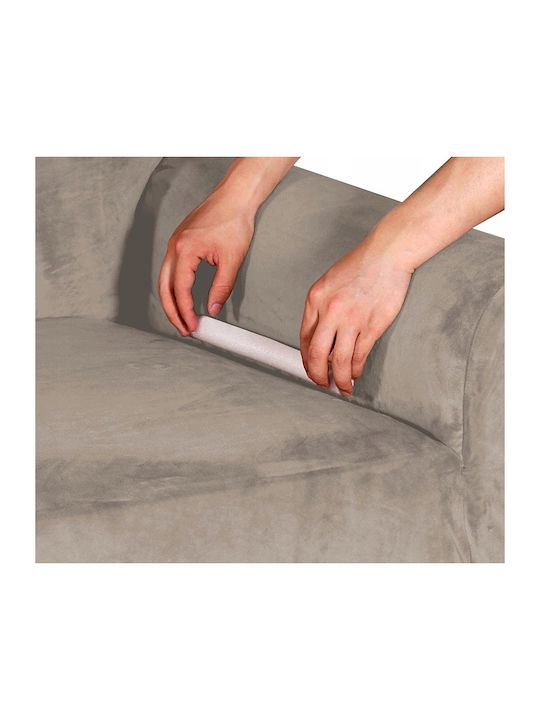 Ubieramy Meble Elastische Abdeckung für Sessel Beige Cappuccino 1Stück