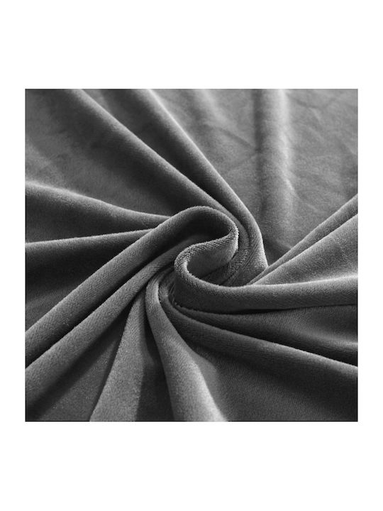 Ubieramy Meble Elastische Abdeckung für Dreisitziges Sofa Gray 22εκ. 1Stück