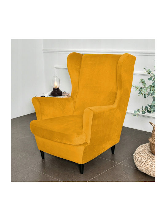 Ubieramy Meble Ελαστικό Κάλυμμα Πολυθρόνας Mustard