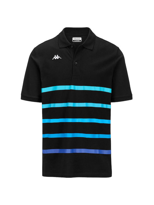 Feystripe Polo Short Sleeve T-shirt Black
