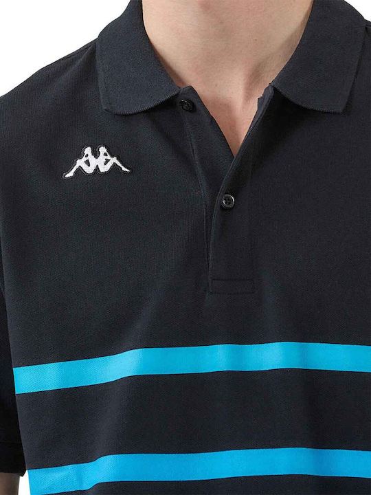 Feystripe Polo Short Sleeve T-shirt Black