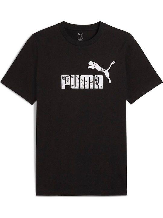 Grafiken Sportliches T-Shirt Schwarz
