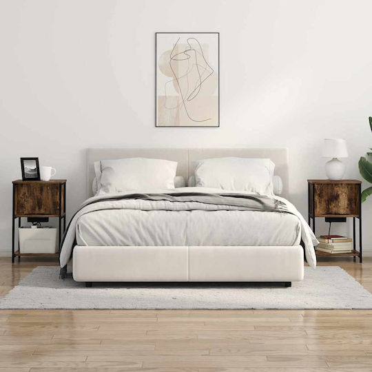 Nachttisch Smoky Oak 38x31x61cm