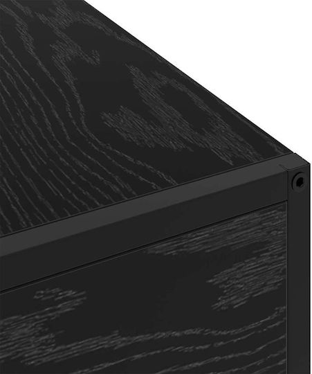 Nachttisch Black oak 40x27x76cm