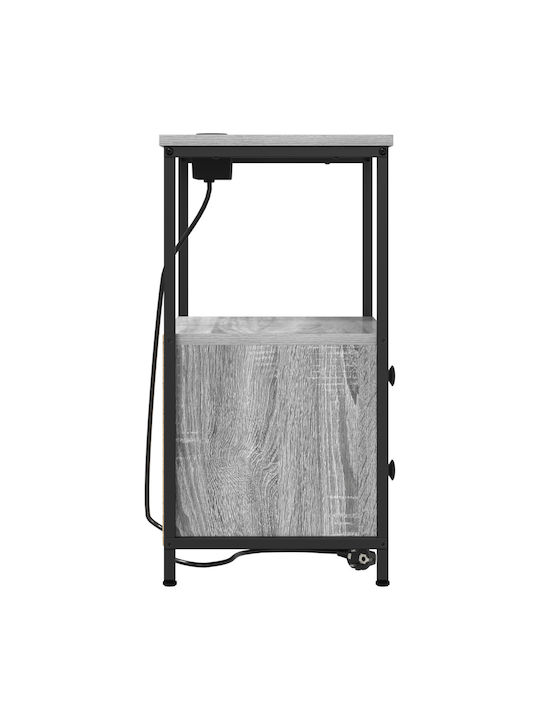 Noptiere Grey Sonoma 2buc 40x31x60cm