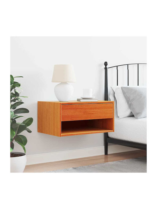 Nachttisch Wax Brown 50x32.5x24cm