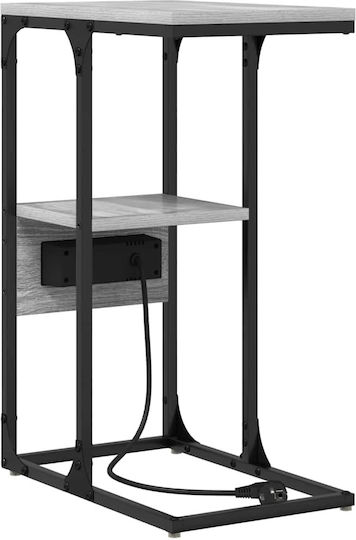 Κομοδίνο Ξύλινο Γκρι Sonoma 41.5x26x60.5cm