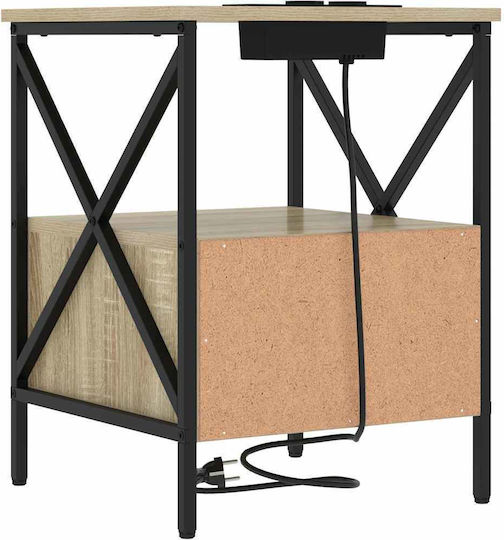 Noptiere Stejar Sonoma 2buc 41.5x40.5x55cm