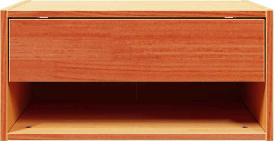 Nachttisch Wax Brown 50x32.5x24cm