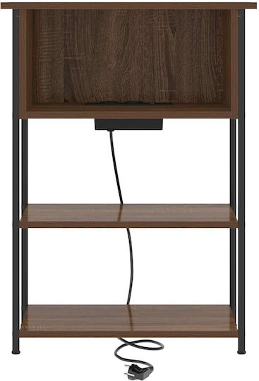 Комод Дървен Кафяв дъб 55x31x76см