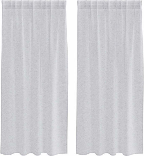 vidaXL Perdele Fereastra Cu Magazin Online Gri 140x175cm vidaXL Perdele Fereastra Cu Magazin Online Gri 140x175cm