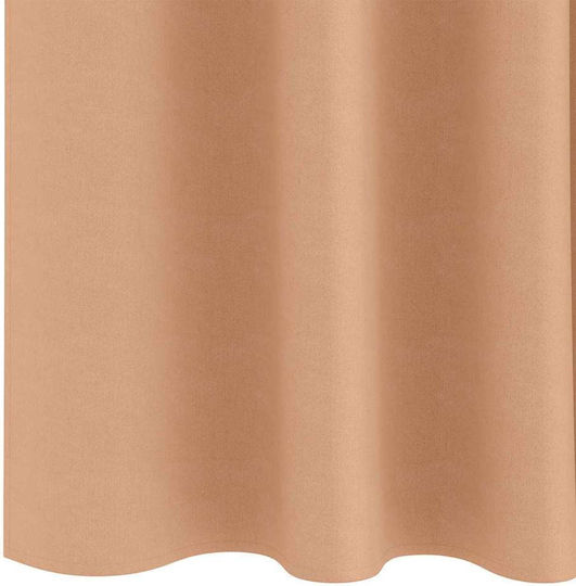 vidaXL Set Vorhänge mit Bleistiftfalten Braun 140x245cm