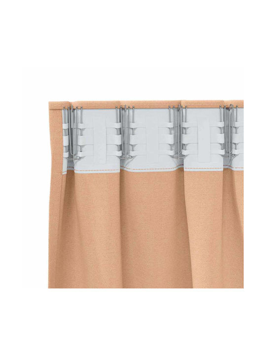 vidaXL vidaXL Vorhänge Fenster mit Bleistiftfalten Braune 140x225cm