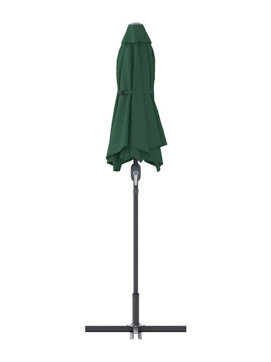 Aluminium Garten- und Terrassen-Sonnenschirm Grüne 3,8x1,96xHöhe 2,35 m