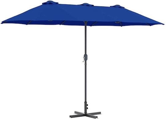 Umbrelă Din aluminiu Albastru 3.8x1.96m