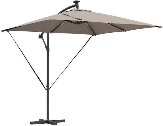 Umbrelă Din aluminiu Maro 2.94x2.94m