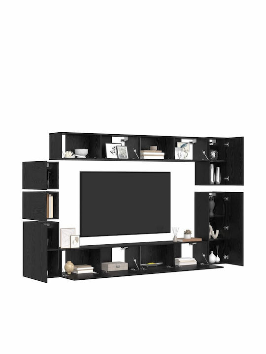 Животно помещение ТВ единица Black Oak Д100xШ30xВ30бр