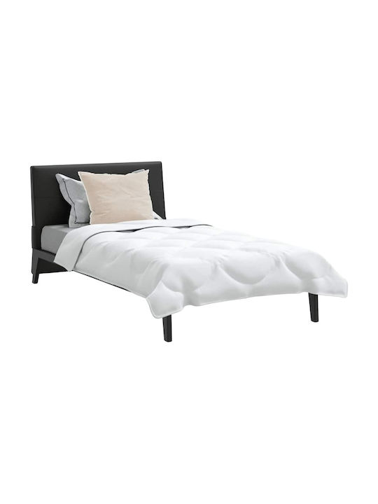 vidaXL Bettdecken-Set Einzelbett mit Microfiber-Füllung 135x200cm White 2Stück