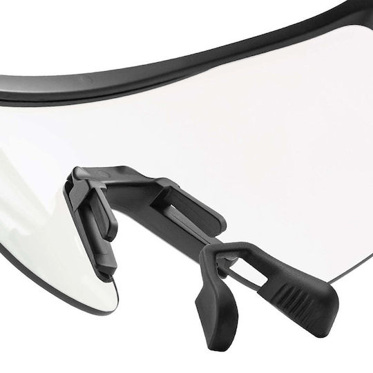 Rockbros Cycling Glasses with Black Frame & Photochromic / Transparent Lenses