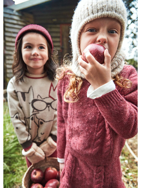 Kinder-Set mit Rock Winter 2Stück Cherry