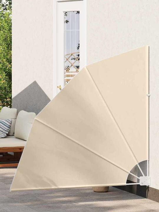 vidaXL Garden Sideway Sunshade Roller Beige 1.4x1.4cm