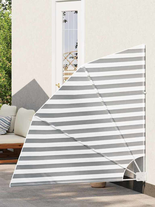 vidaXL Garden Sideway Sunshade Roller Gray 1.4x1.4cm
