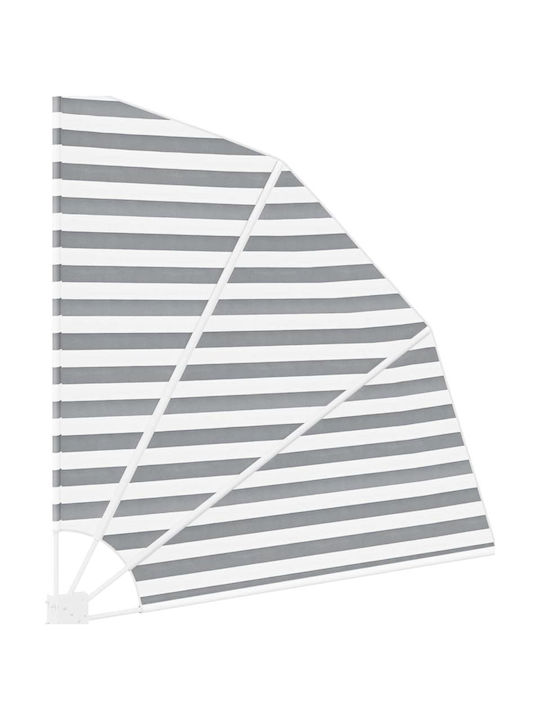 vidaXL Garden Sideway Sunshade Roller Gray 1.4x1.4cm